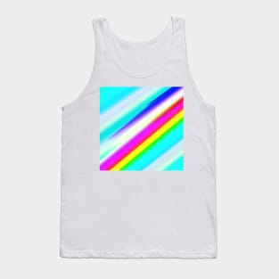 colorful abstract rainbow texture art Tank Top